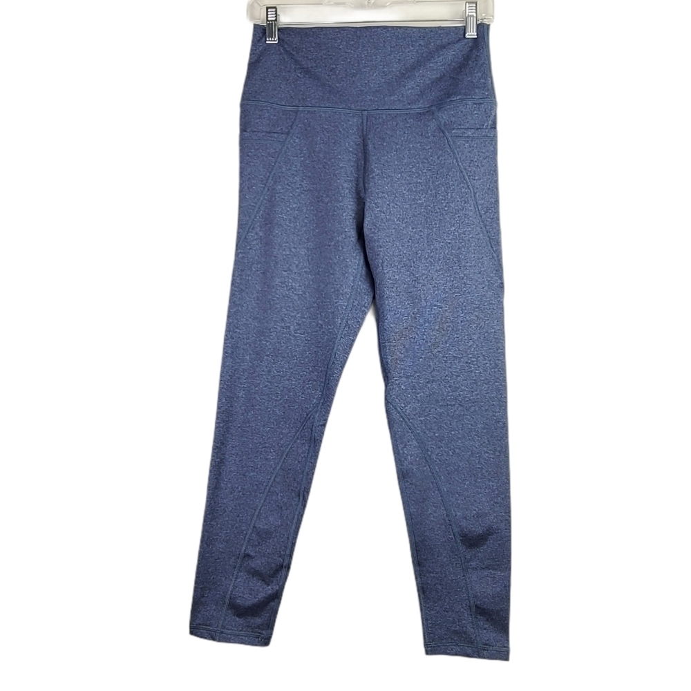 NWT Aerie Move High Waisted 7/8 Legging Blue‎ Medium High Rise
